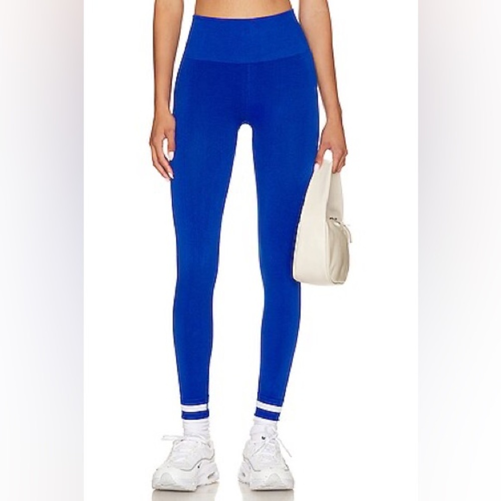 The Upside Seamless Form Midi Pants, Blue, Small